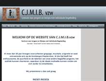 Tablet Screenshot of cjmib.be